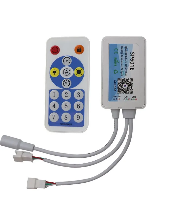 Новый музыкальный контроллер Sp601E Rf Mic двойной сигнал для Ws2812b ws2811 sk6812