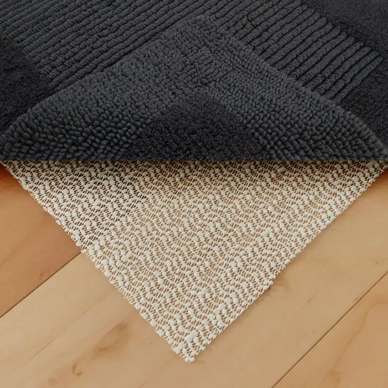 

Egyptian Cotton Pile, Tufted Reversible Bath Rug - 21"X34" - Grey