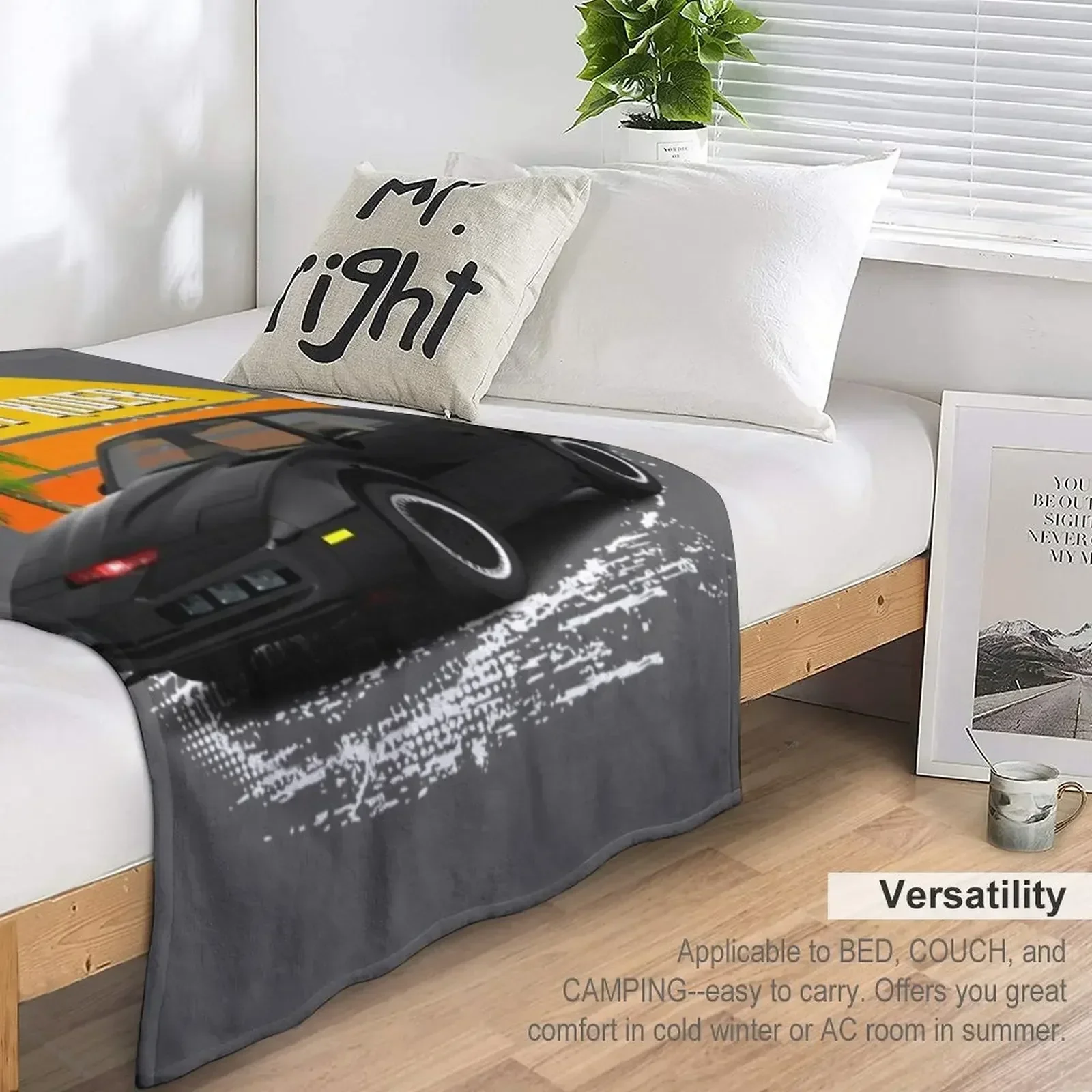 K2000 knight rider Throw Blanket Large Beautifuls Decorative Sofa Luxury St Blankets