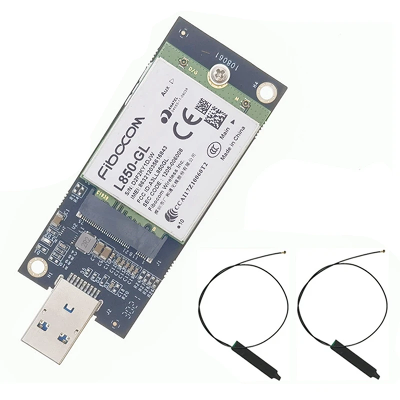 

Fibocom USB 4G Module L850-GL FDD-LTE TDD-LTE Cat16 4G Card L850 GL LTE Module USB Module L850-Gl