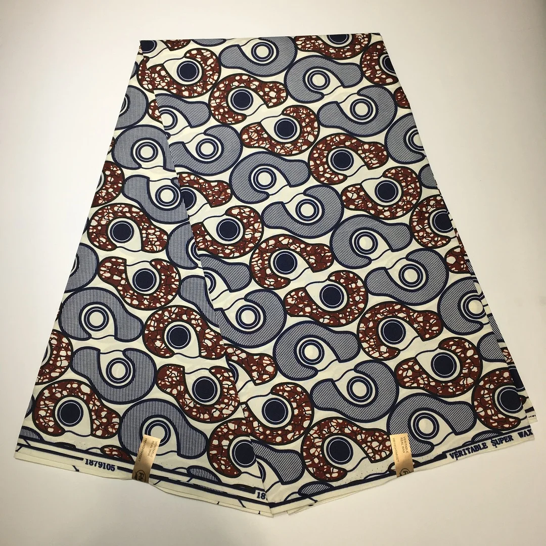 Дешевая ткань с африканскими восковыми принтами Китай красивая не 100%