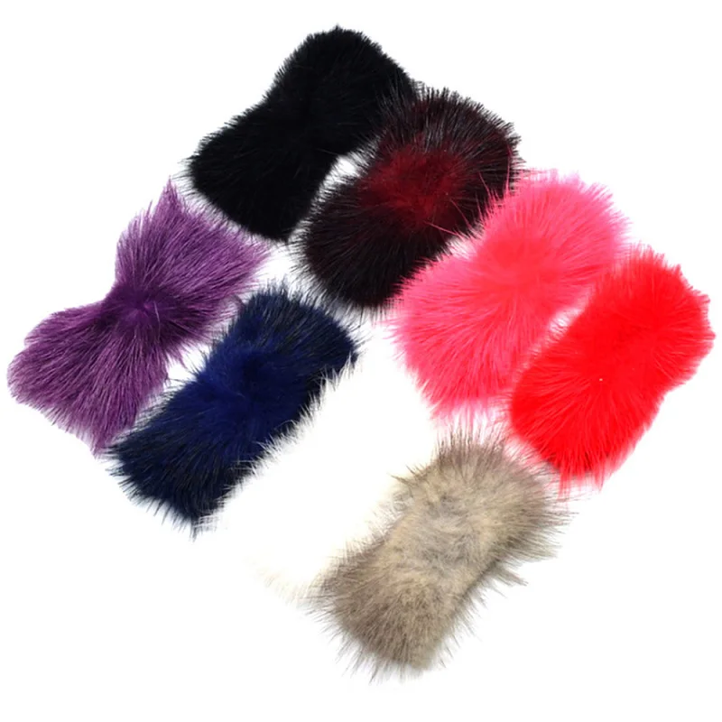 

5 шт./лот бант из меха норки, аксессуары для галстука-бабочки, «сделай сам», рукоделие, швейные материалы для одежды