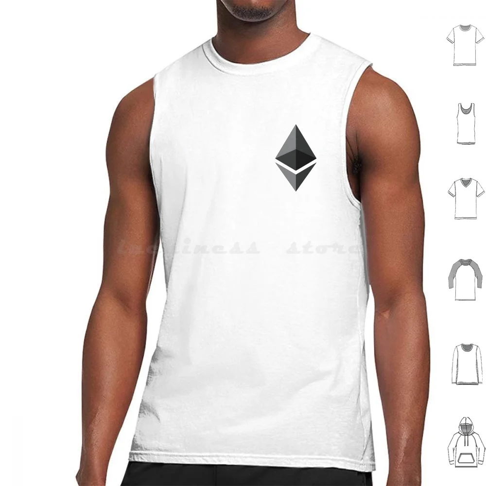 

Ethereum Icon Pocket Tank Tops Print Cotton Ethereum Ethereum Logo Eth