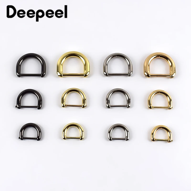 

5/10/20Pcs 13-20mm D Ring Belt Buckles Metal Bags Buckle Clasp Handbag Strap Hooks Handle Connector Hanger DIY Craft Hardware