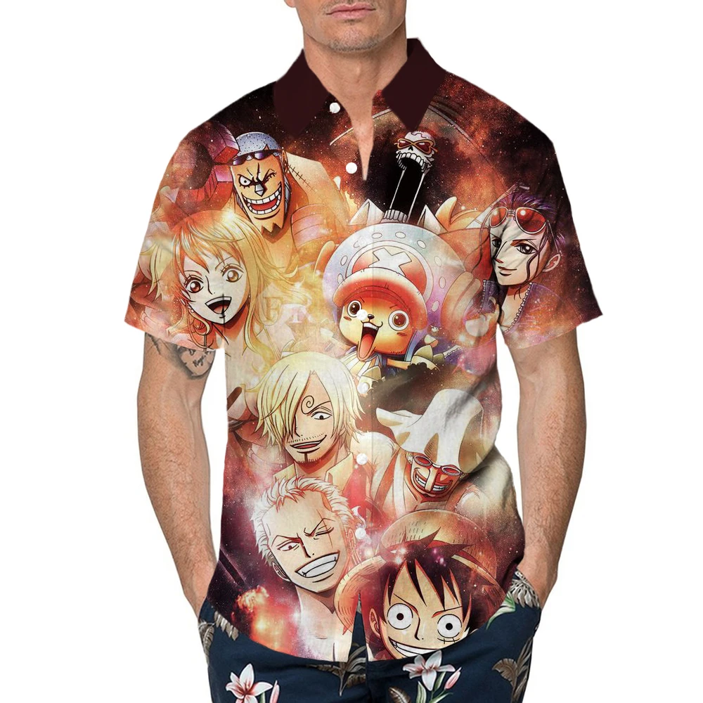 Футболка Luffy Zoro мужская с принтом белой бороды из японского аниме стильная