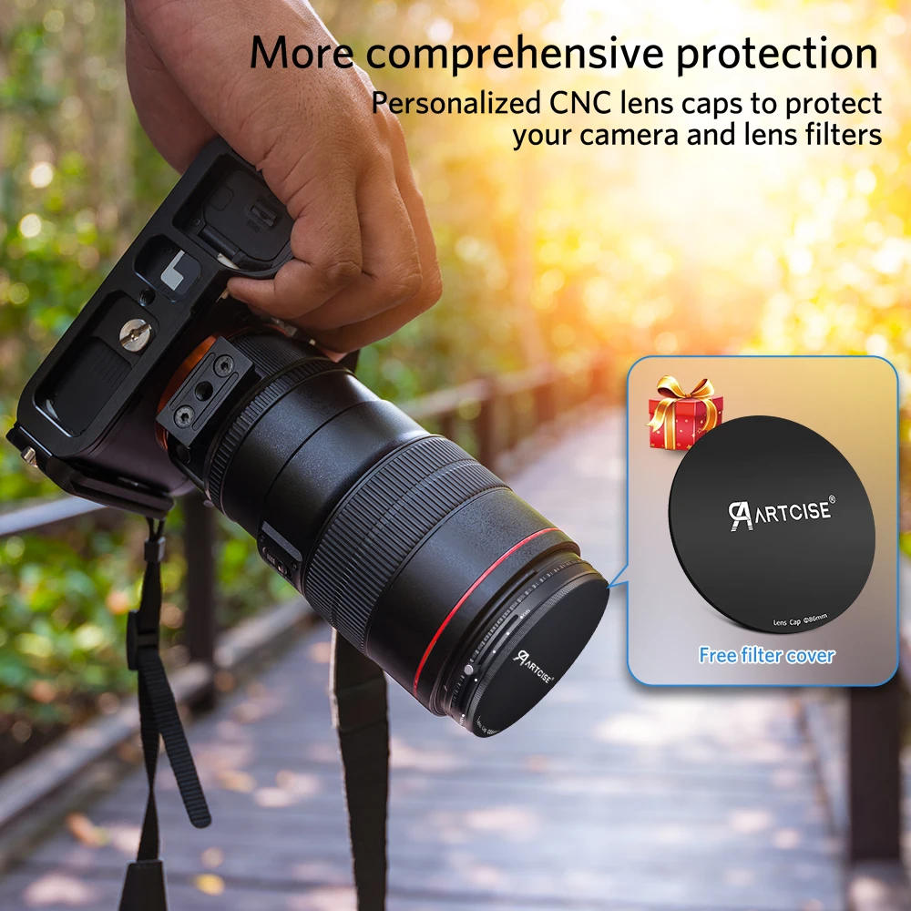 Набор аксессуаров для фотоаппаратов ARTCISE светофильтр с регулируемой яркостью ND