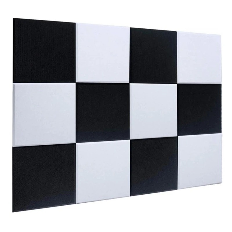 

12 Pieces Of Acoustic Foam Panels,Sound Insulation Panels,Bevel Sound Panels,For Acoustic Treatment Of Home And Office
