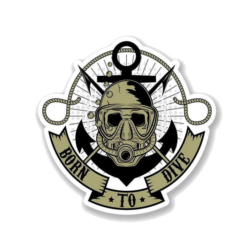 Интересная наклейка на автомобиль JP для развлечения натуральный дайвинга