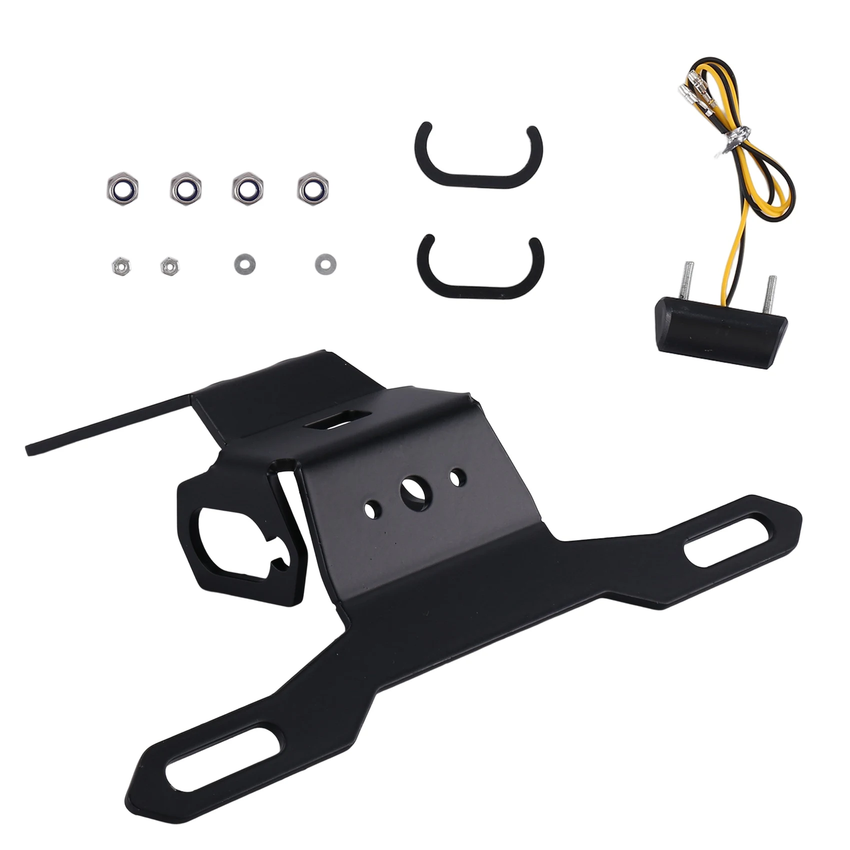 Заднее крыло мотоцикла опрятный держатель номерного знака светодиодная рамка