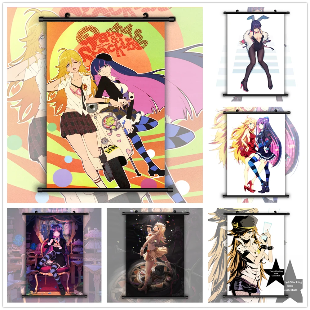 

Panty and Stocking With Garterbelt Anime Manga Wall Poster Scroll B