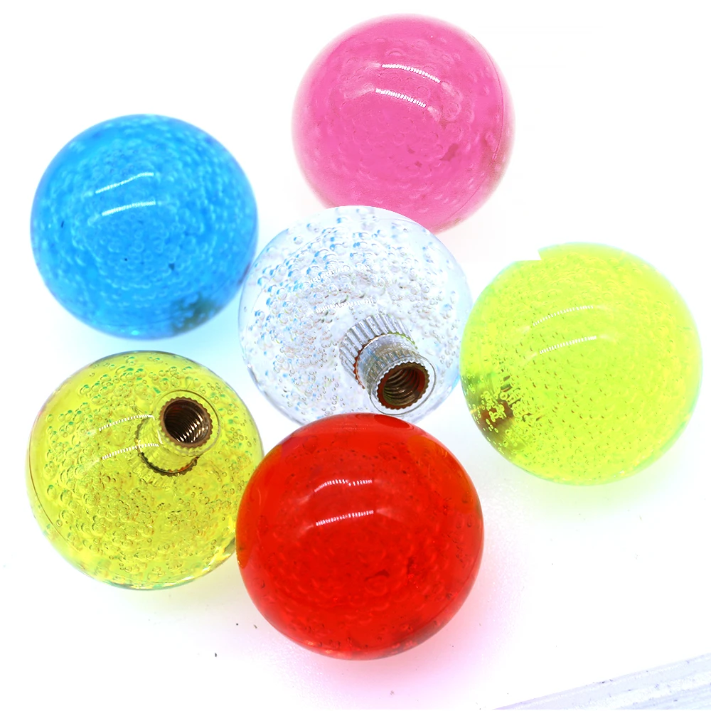 

35mm Joystick Top Ball Chrome Silver Gold Round Topball M6 Knob Suitable To Sanwa /Zippy Sitck Arcade Game Controller DIY