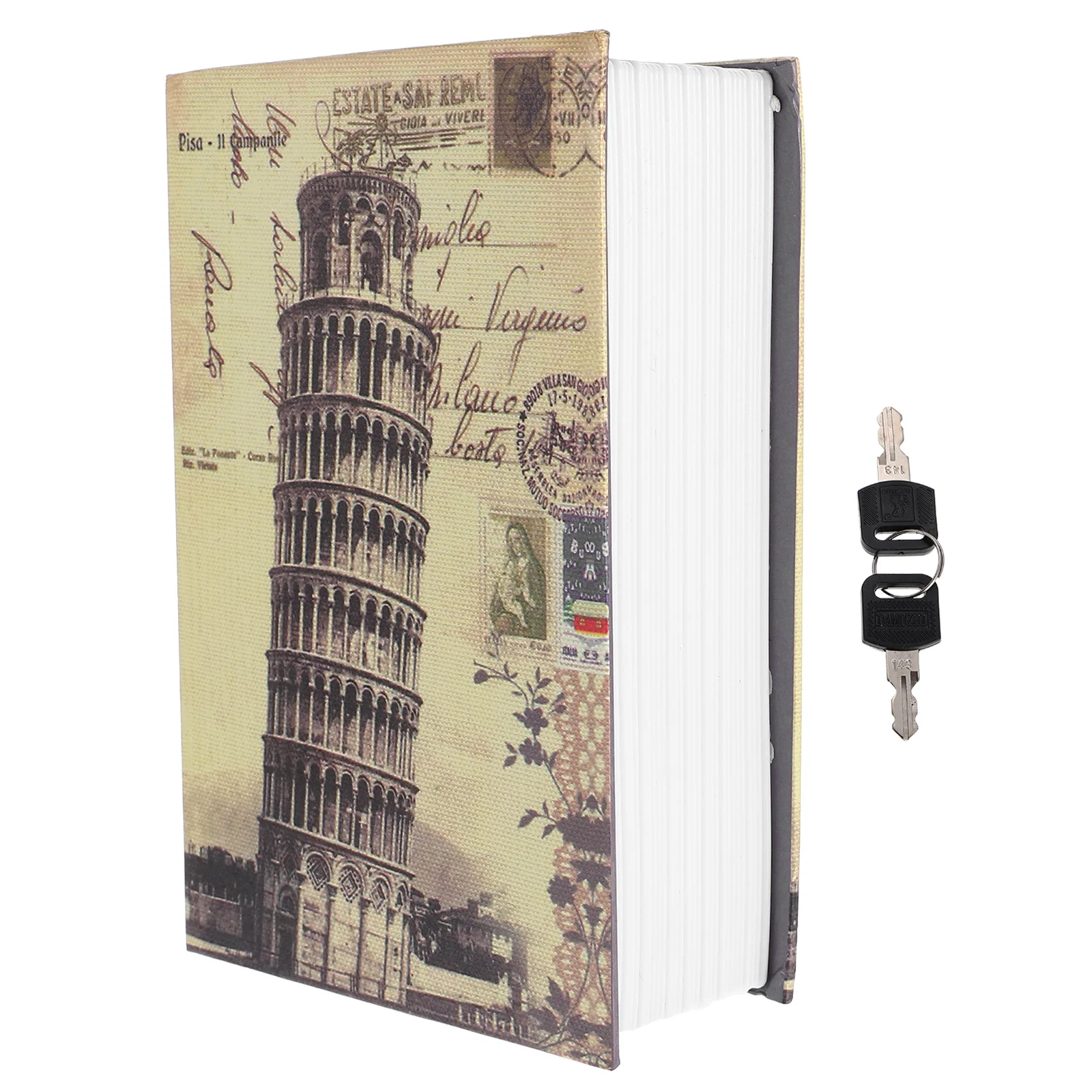 

Box Book Safe Lock Secretdiversion Storagefaux Books Key Moneyreal Hiding Metal Dictionary Compartmentdecorative Case Figure