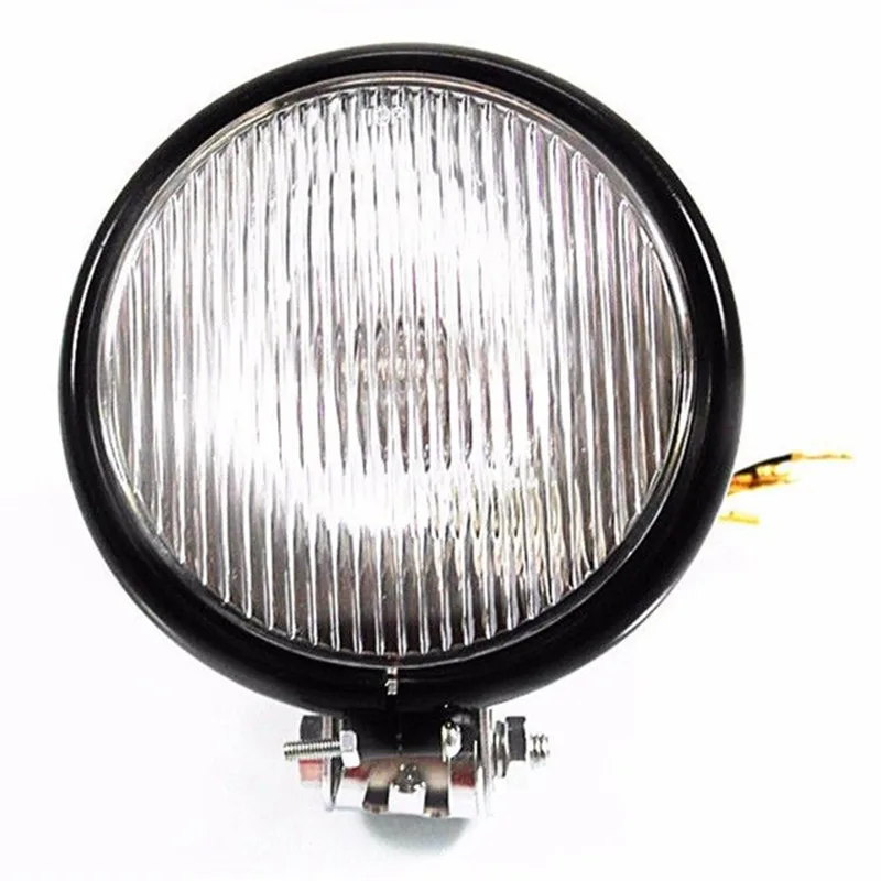 

Фара мотоциклетная Черная 5 дюймов, для круизера, чоппера CB Bobber Cafe Racer