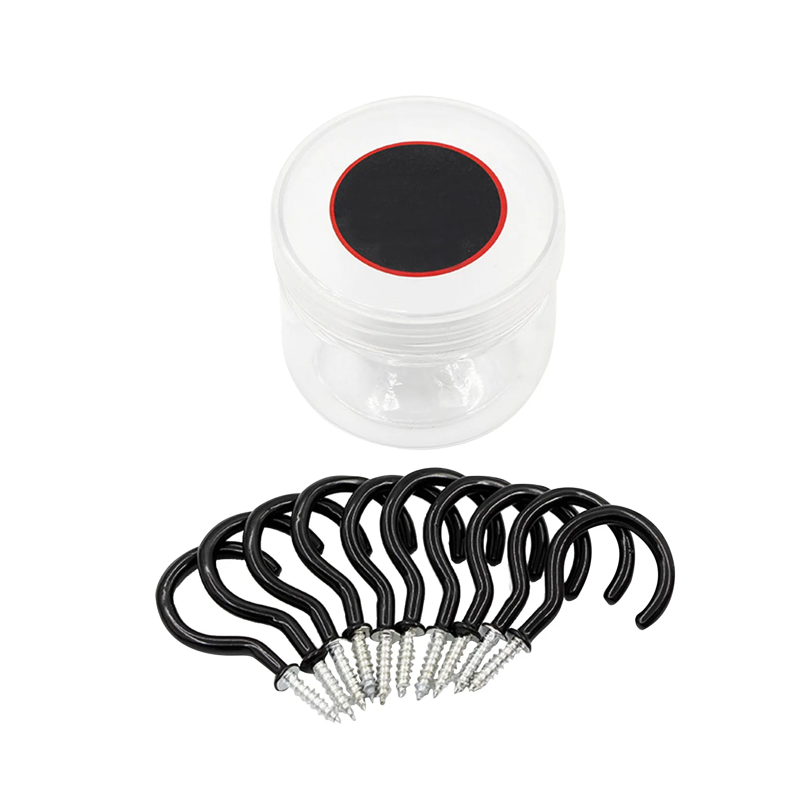 

10pcs Anti Slip Question Mark Shape Fixation Easy Install Hook Pin Stake Durable Portable Tent Peg Outdoor Camping Windproof