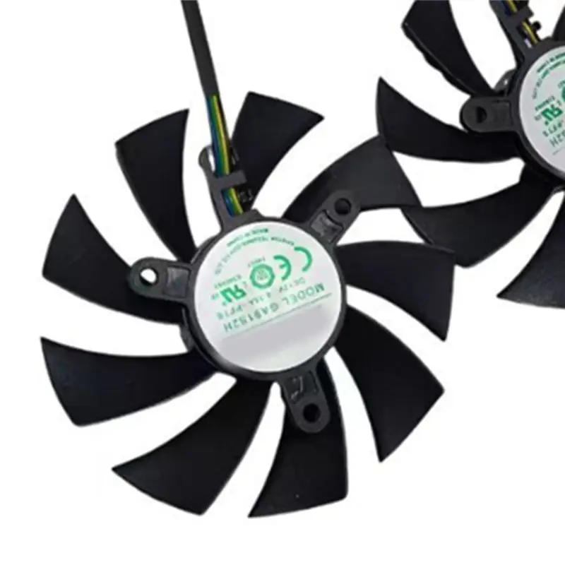 Фото A13E-Для ZOTAC GA92A2H 2 шт. 87 мм охлаждающий вентилятор для GTX 1660 Ti RTX 2060 2070 SUPER мини-вентилятор для видеокарты GFY09215M12SPA №5
