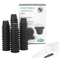 filter cup coffee tool coffee pod holder with foils lid disposable capsules coffee capsule filter for nespresso capsule
