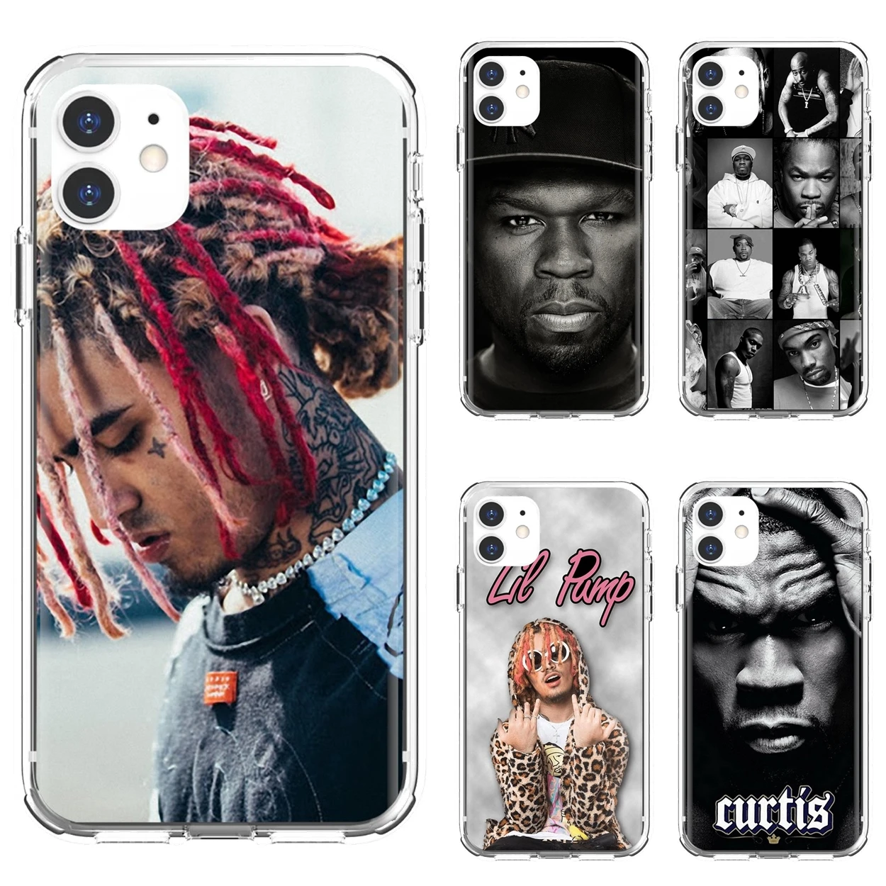 Мягкий чехол 50-cent-jay-z-lil-pump для Xiaomi Mi Note 10 11 t lite A2 A3 Max Mix 2S 3 poco X3 nfc F2 F3 Pro M3 |