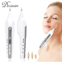 facial ionic pen portable beauty equipment skin tag freckle wrinkle mole tattoo scars dark spots removel home usage plug in type