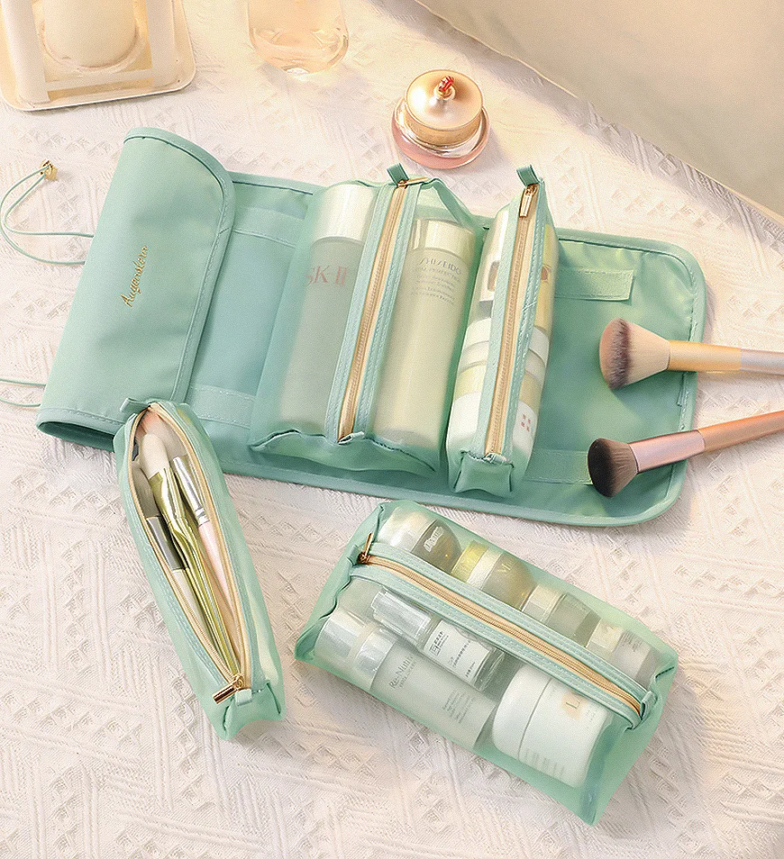 

Grote Capaciteit Cosmetische Tas Draagbare Vrouwelijke Nieuwe Reizen Waszak Opvouwbare Geavanceerde HuidverzorgingProduct