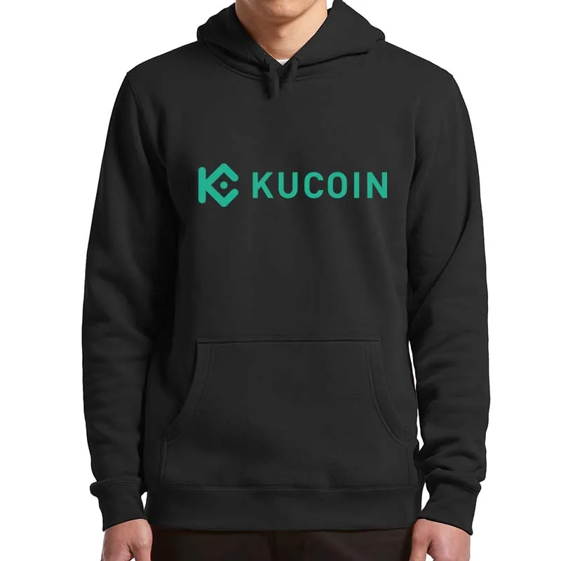 

Kucoin Token Winter Fleece Hoodies Crypto Trade BTC ETH LTC USDT KCS Essential Pullover For Business Traders Sweatshirt