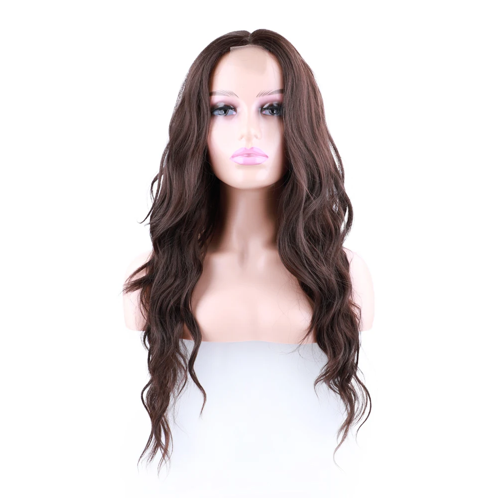 

Synthetic Long Wavy Highlight Wigs With Vivid Hair Parting California Brown Blonde Hair Wigs for Black Women Heat Resistant Wig