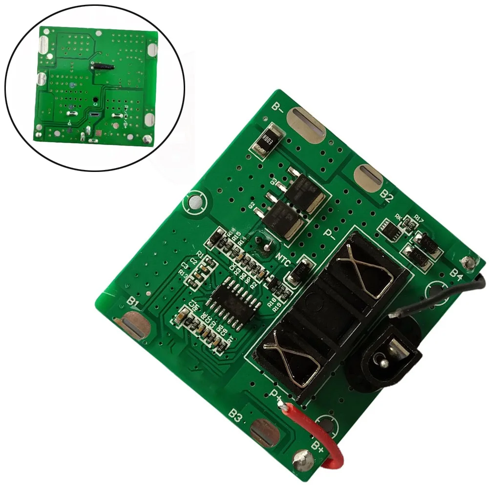 

BMS 5S 12A 21V Li-ion Battery Cell Charge Protection Board With DC Connector Charging Protection Circuit Board Power Tools