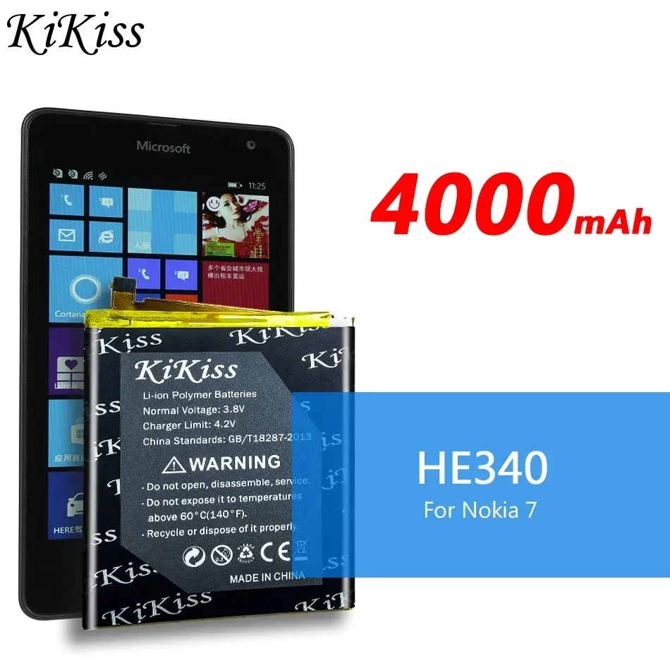 Для Nokia 7 7.1 TA-1041 HE340 4000 мАч аккумулятор мобильного телефона