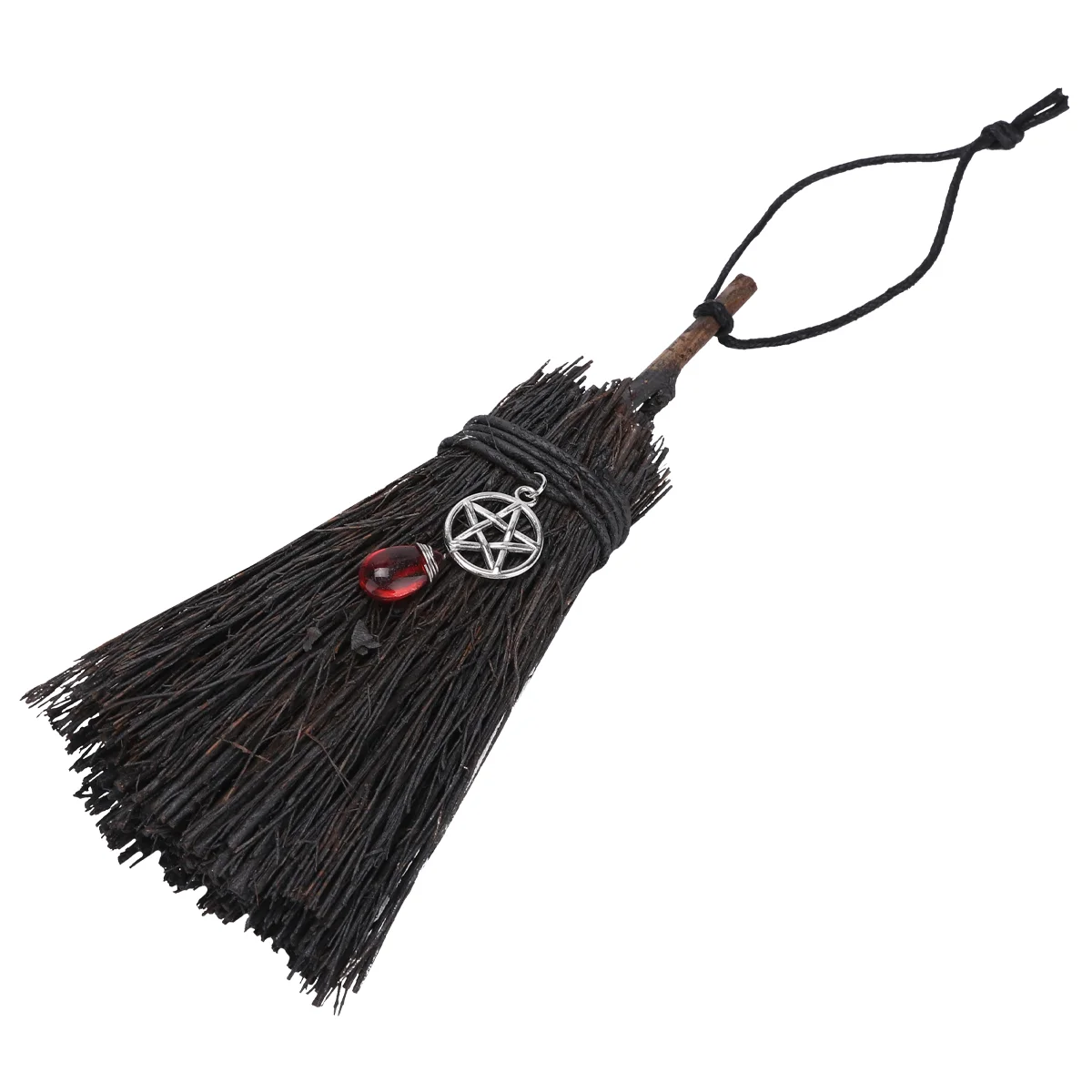 

Witch Broom with Hanging Ornament Witch Costume Witch Accessory Party Decoration