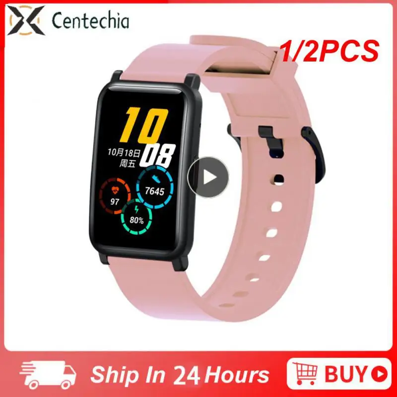 

1/2 шт., силиконовый сменный ремешок для часов Honor Es