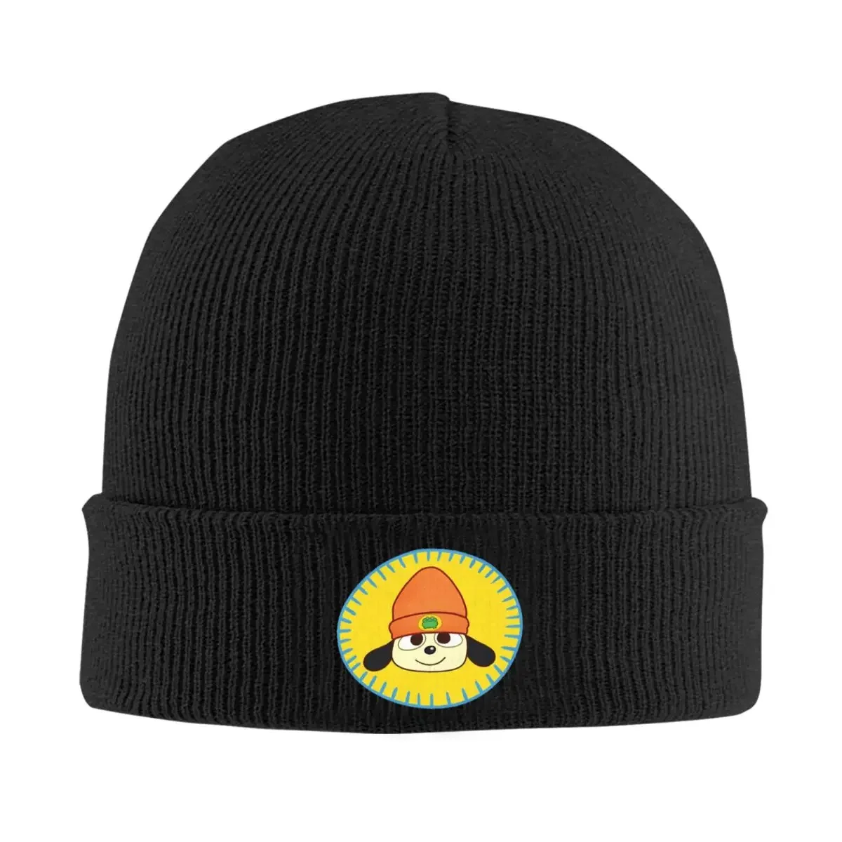 PaRappa The Rapper Patch теплая вязаная шапка в стиле хип-хоп шляпа осень-зима уличные шапки