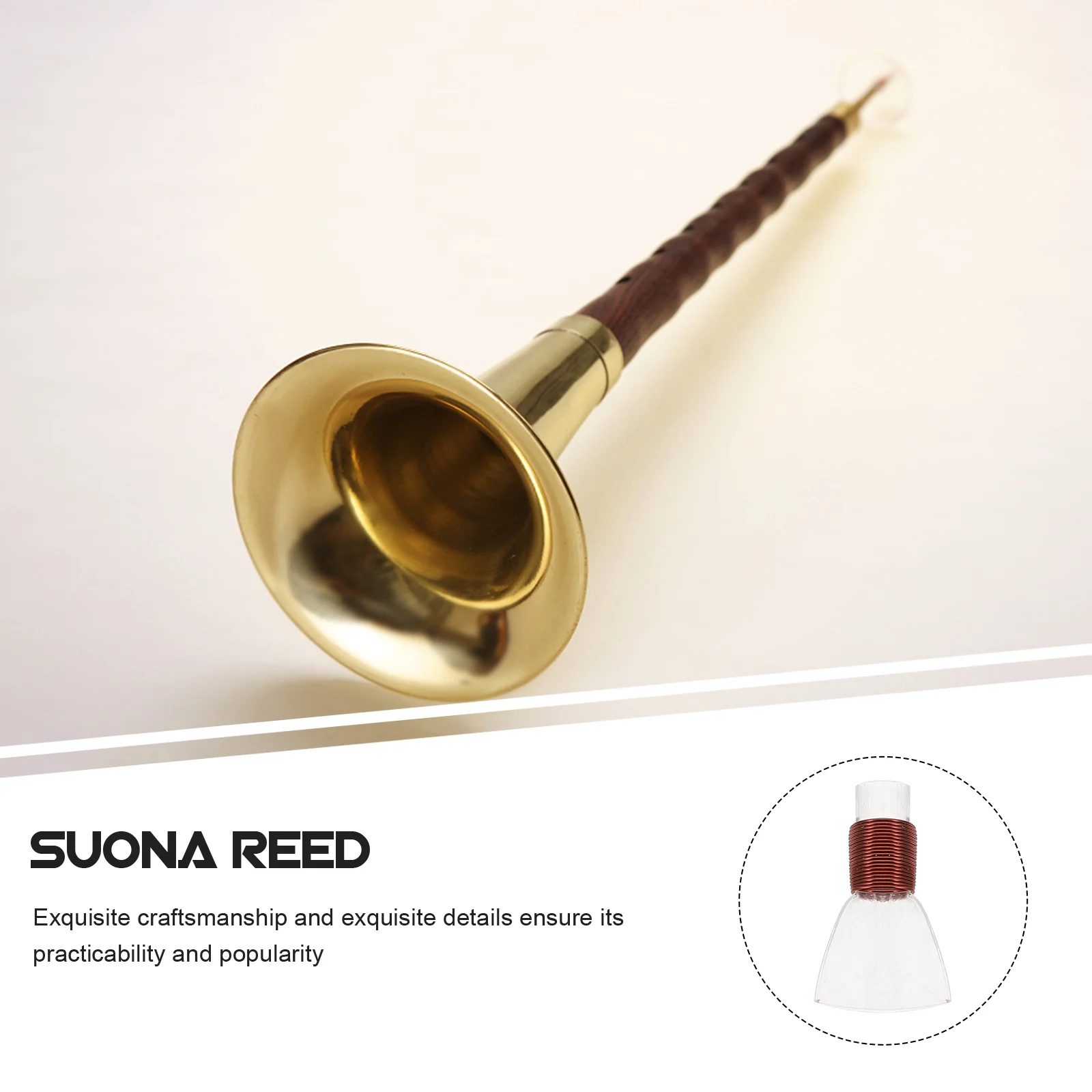 

Suona Reed Reeds Accessories Partsmouthpieces Replacement Musical Instrument Supplies Trumpet Lightweight