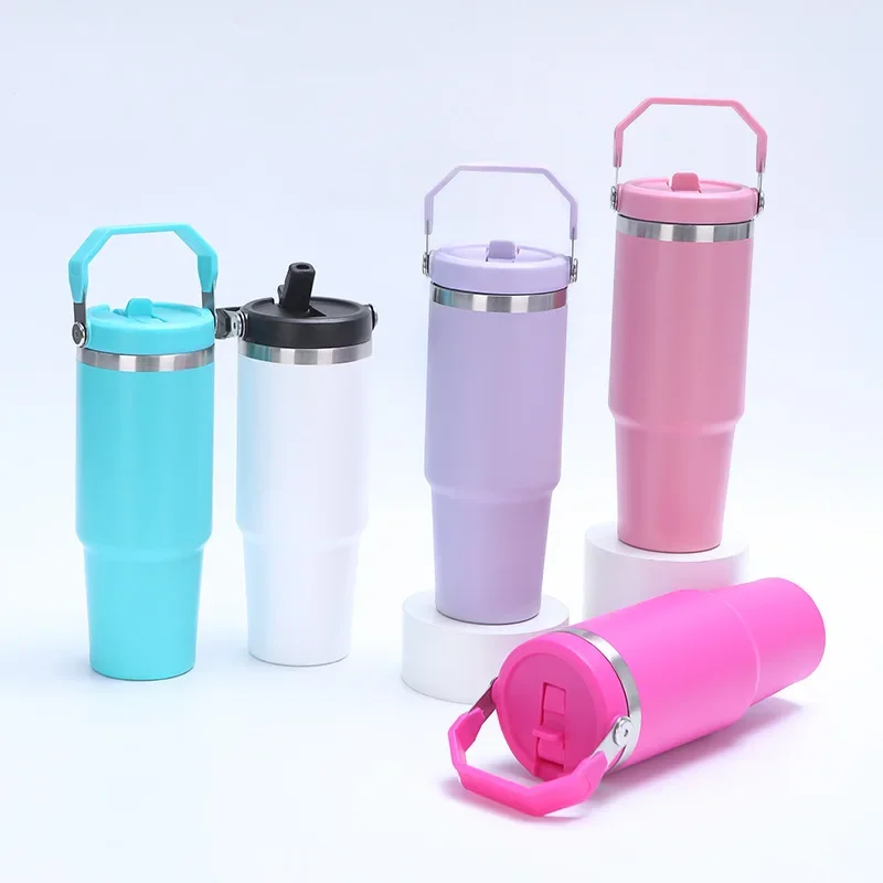 30 унций сублимационный пустой стакан из нержавеющей стали автомобильная чашка