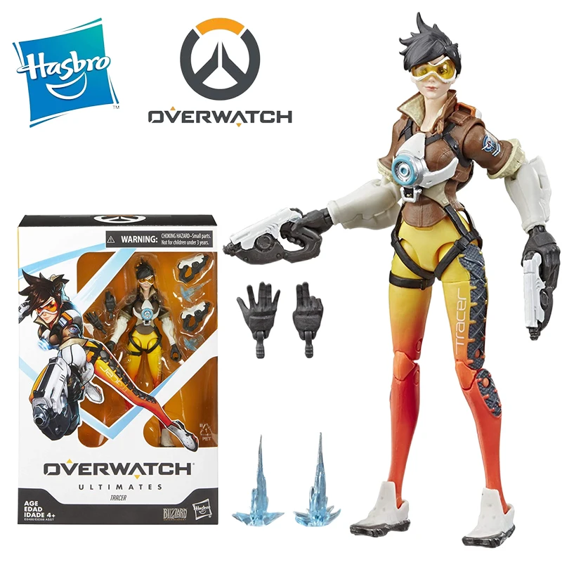 

Hasbro Overwatch Ultimates Blizzard Heroes Tracer 6 Inches 16Cm Original Action Figure Kids Toys Birthday Gift Collectio