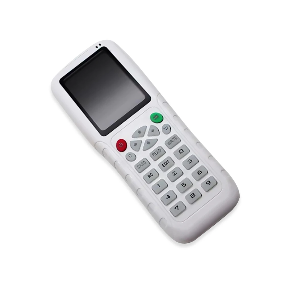 

ID IC Card Duplicator Rewritable Portable Screen Display Battery Operated Button Control Reader Copier with USB Cable