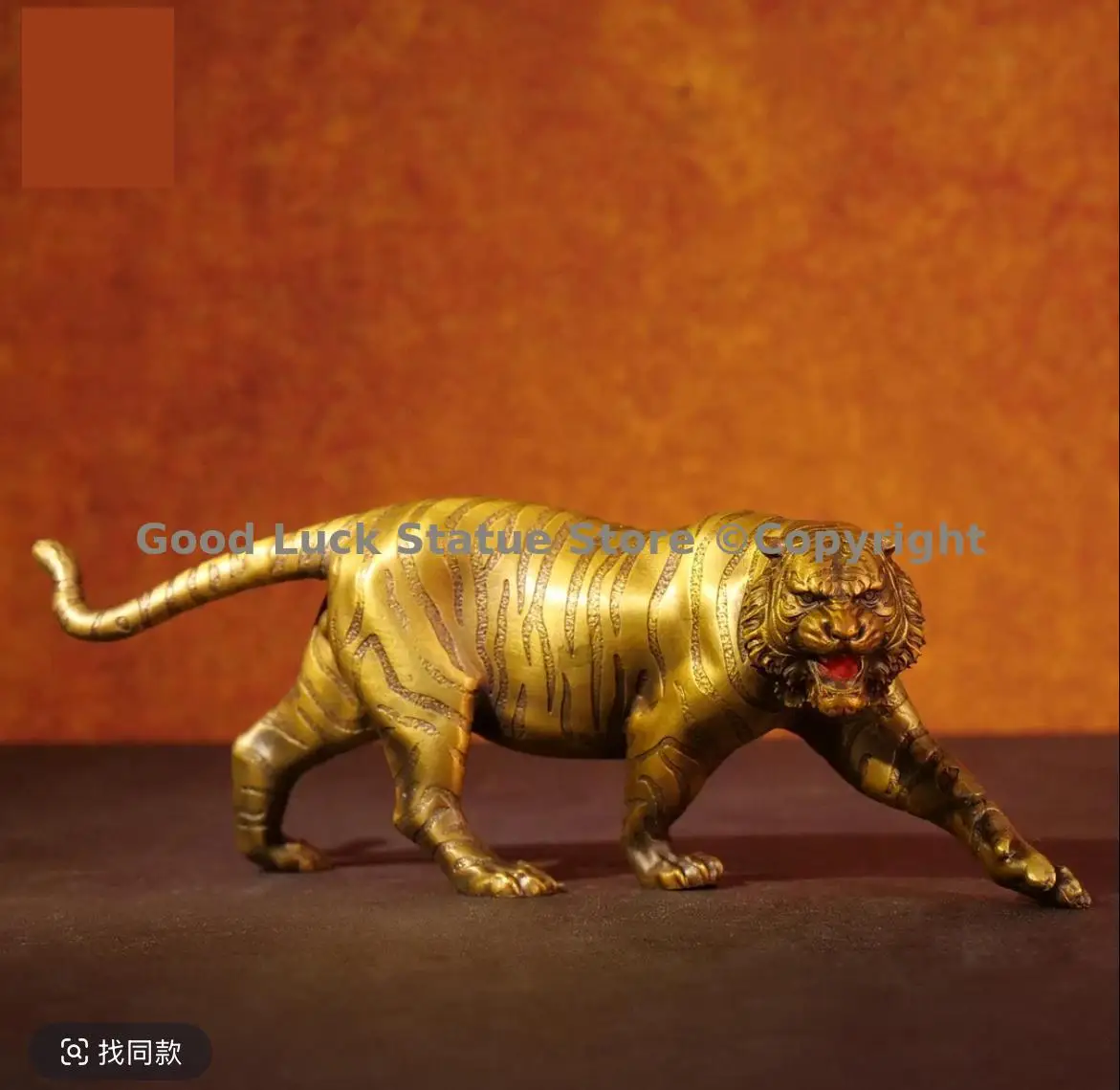 

Бронзовая статуэтка ТИГР ЛЕВ ЛЕОПАРД TANGYONG ART