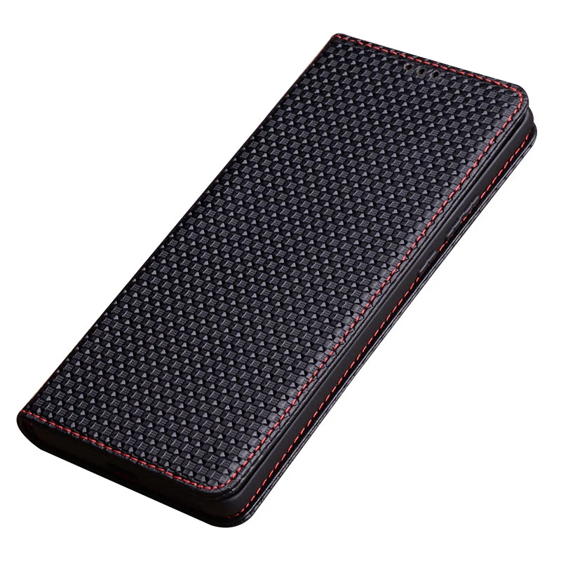 Чехол-книжка из натуральной кожи для LG V60 V50S V40 V35 V30S Velvet Stylo 7 6 5X 5