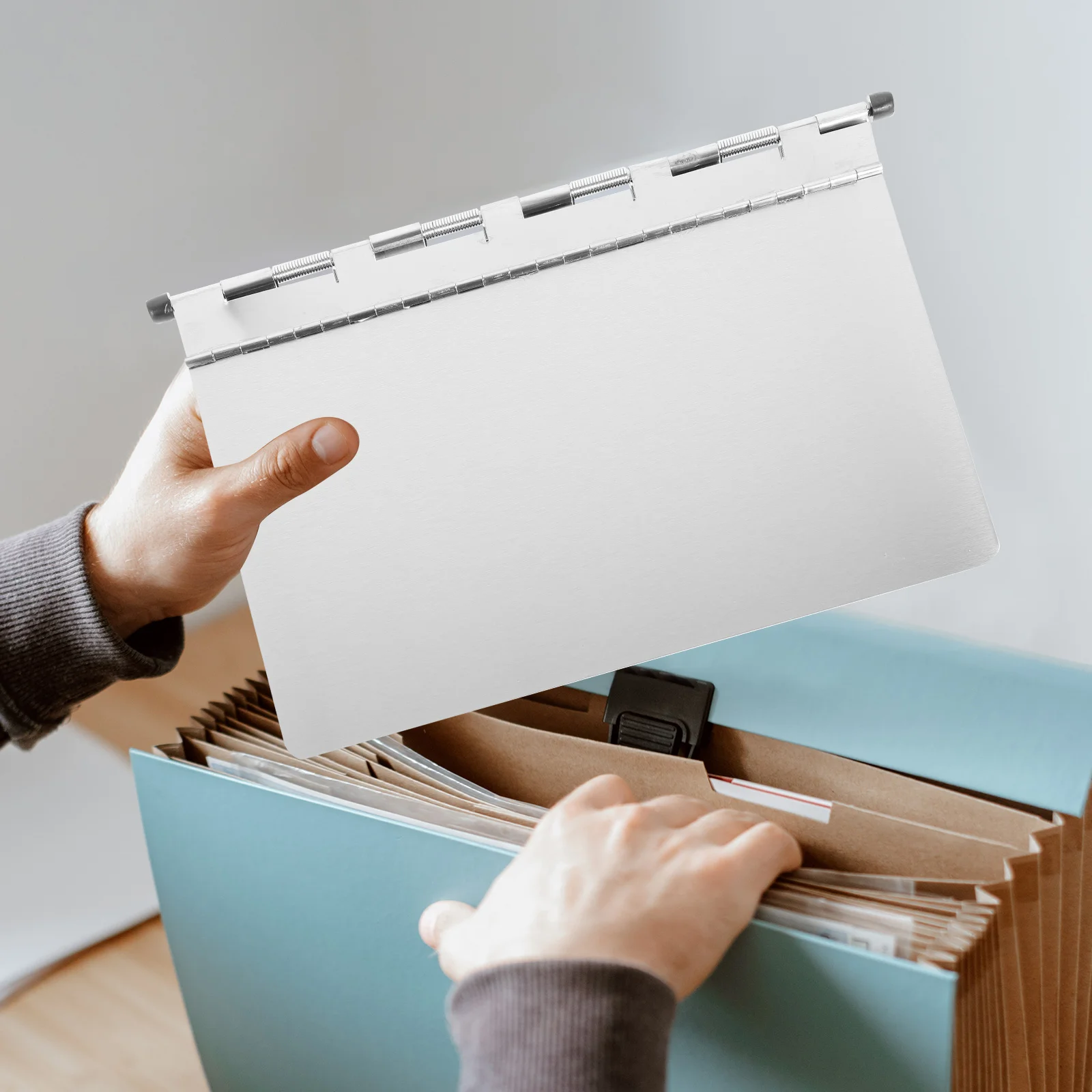 

Stainless Steel Medical Record Folder Nurse File Clipboard Storage Heavy Duty Nursing Documents Office Supplies