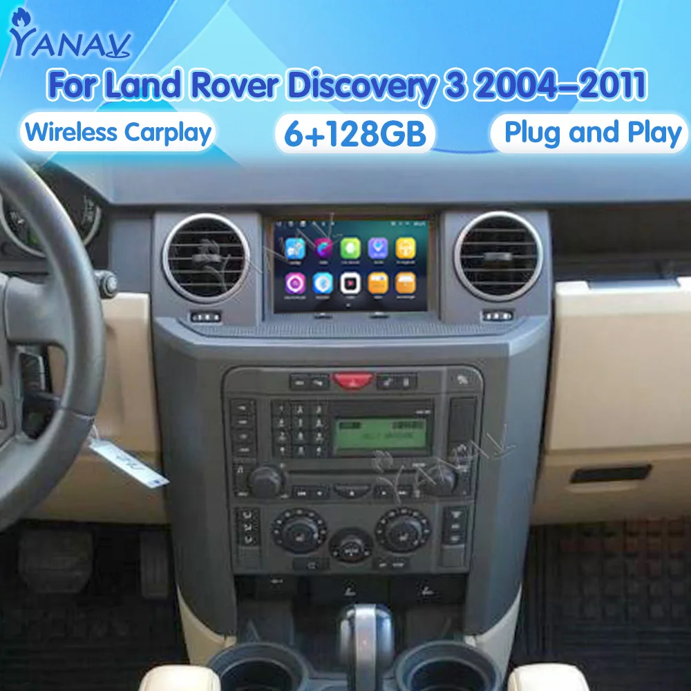 

Car Android Unit For Land Rover Discovery 3 L319 2004-2011 Auto Radio Multimedia Player GPS Navigation Carplay Stereo 4G WIFI