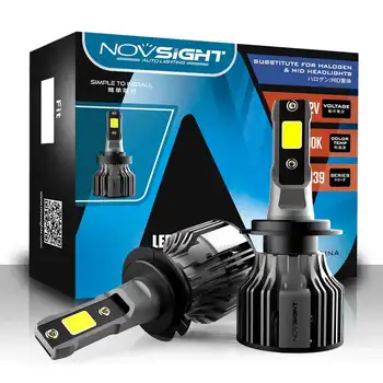NOVSIGHT Led Car Headlight H1 H3 H4 H7 H11 H8 H9 H13 9005 HB3 9006 HB4 9007 9003 72W 10000LM 6000K Auto Headlamp Fog Light Bulbs 1