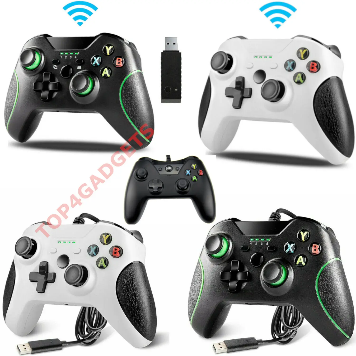 

Проводной или беспроводной контроллер для MICROSOFT XBOX ONE SERIES X S USB PC CONTROLLER