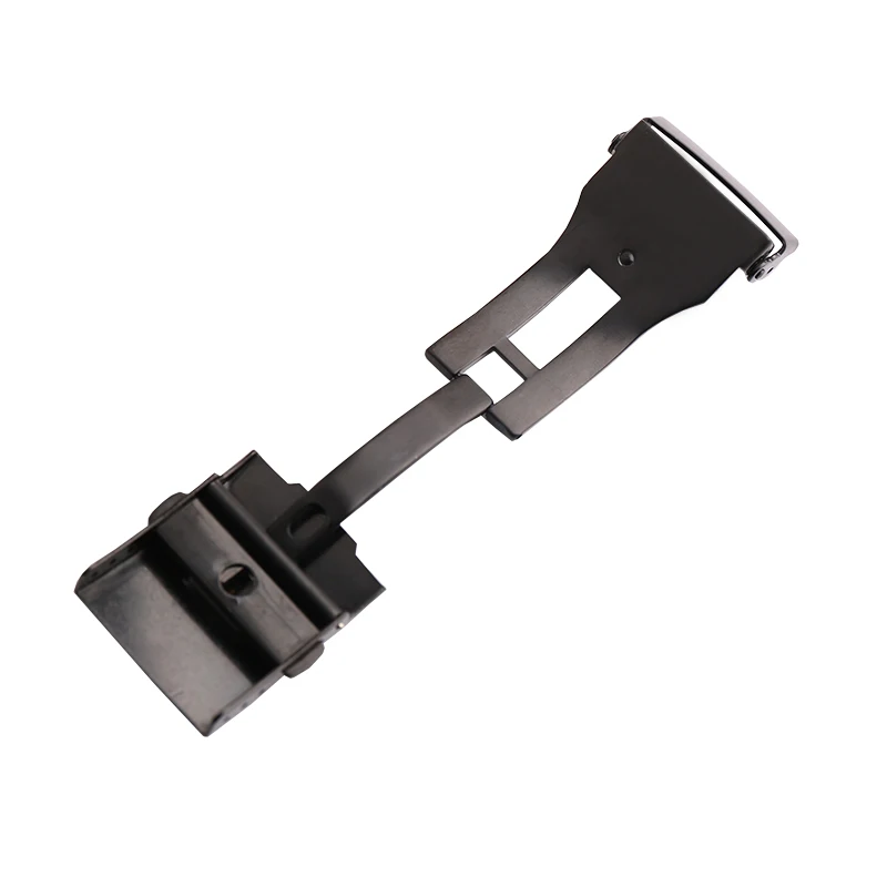 Watch Accessories 22 24mm double press safety Buckle folding stainless steel watch strap buckle for men and women