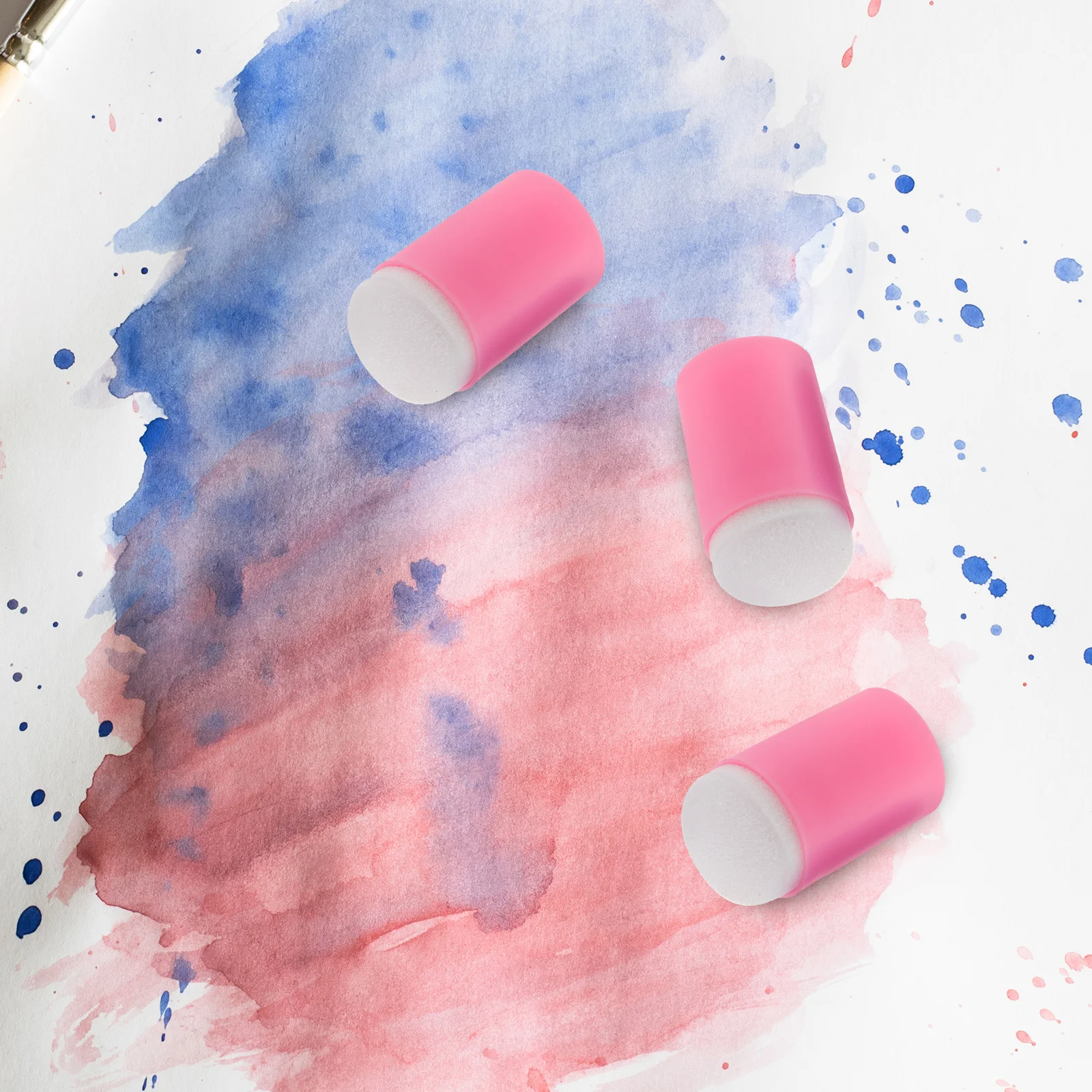 40 шт. губка для пальцев губки макияжа рисования аппликатор печать кроватки ПВХ