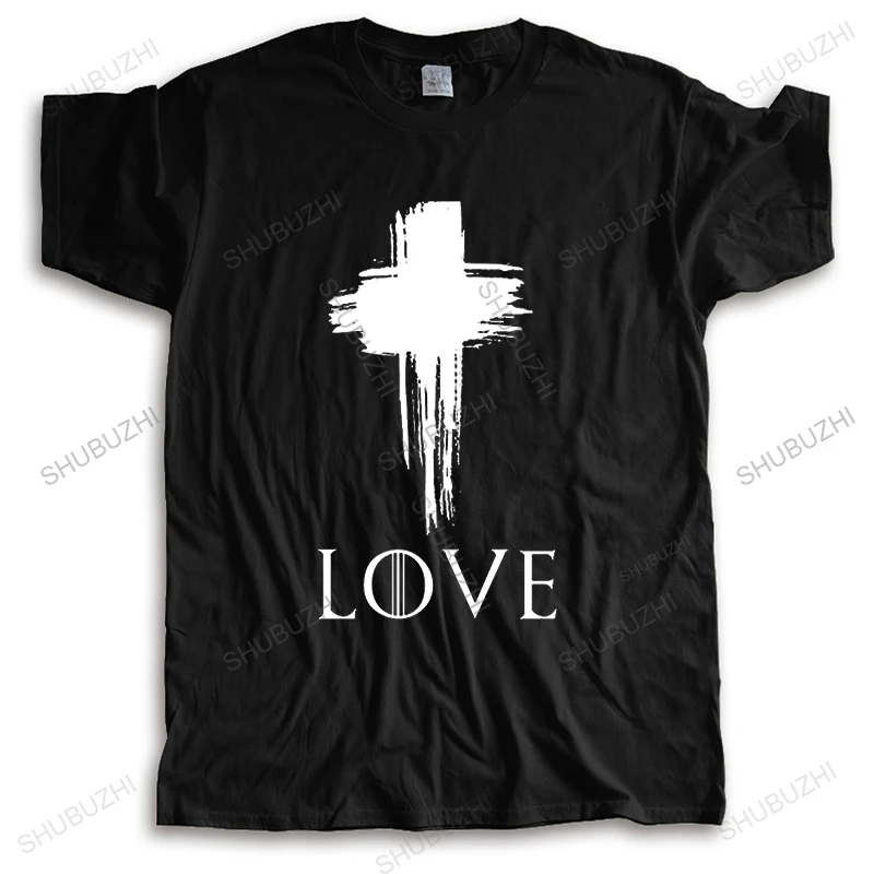 

Футболка мужская с принтом Кристиана love, модная уличная одежда свободного покроя, черный топ с коротким рукавом, большие размеры, лето