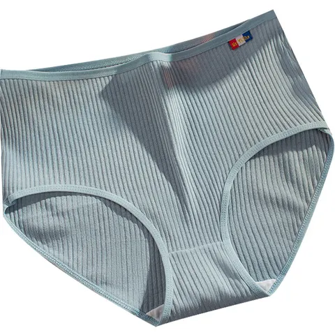 New Cotton Panties Women Girl Underwear Plus Size Briefs High-waist Seamless Underpants Female Breathable Comfortable Lingerie