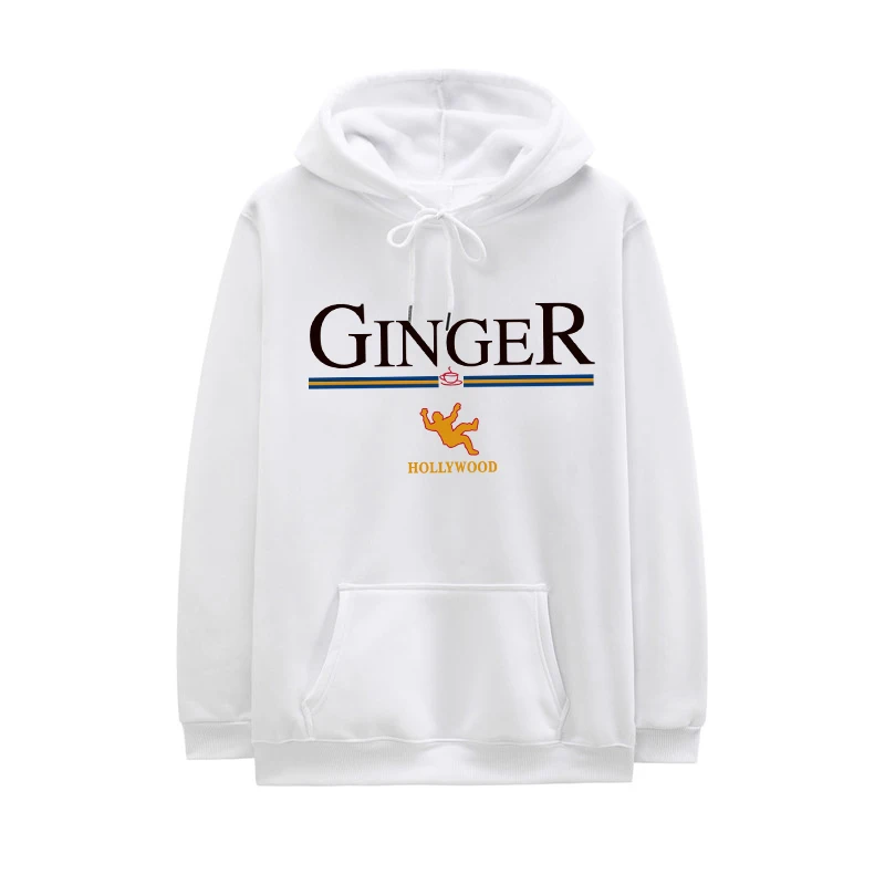 

New to GINGER in 2022 is a trendy print hoodie for men and women by Brockhampton Premium hip hop fleece hooded sweatshirt