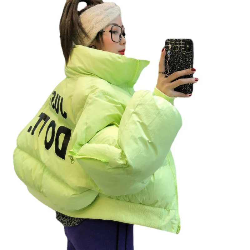 New Winter Coat for Women Bread Jacket Warm Fashion Cotton-padded Jackets Parka Females Korean Short Tops Basic Eco-friendly