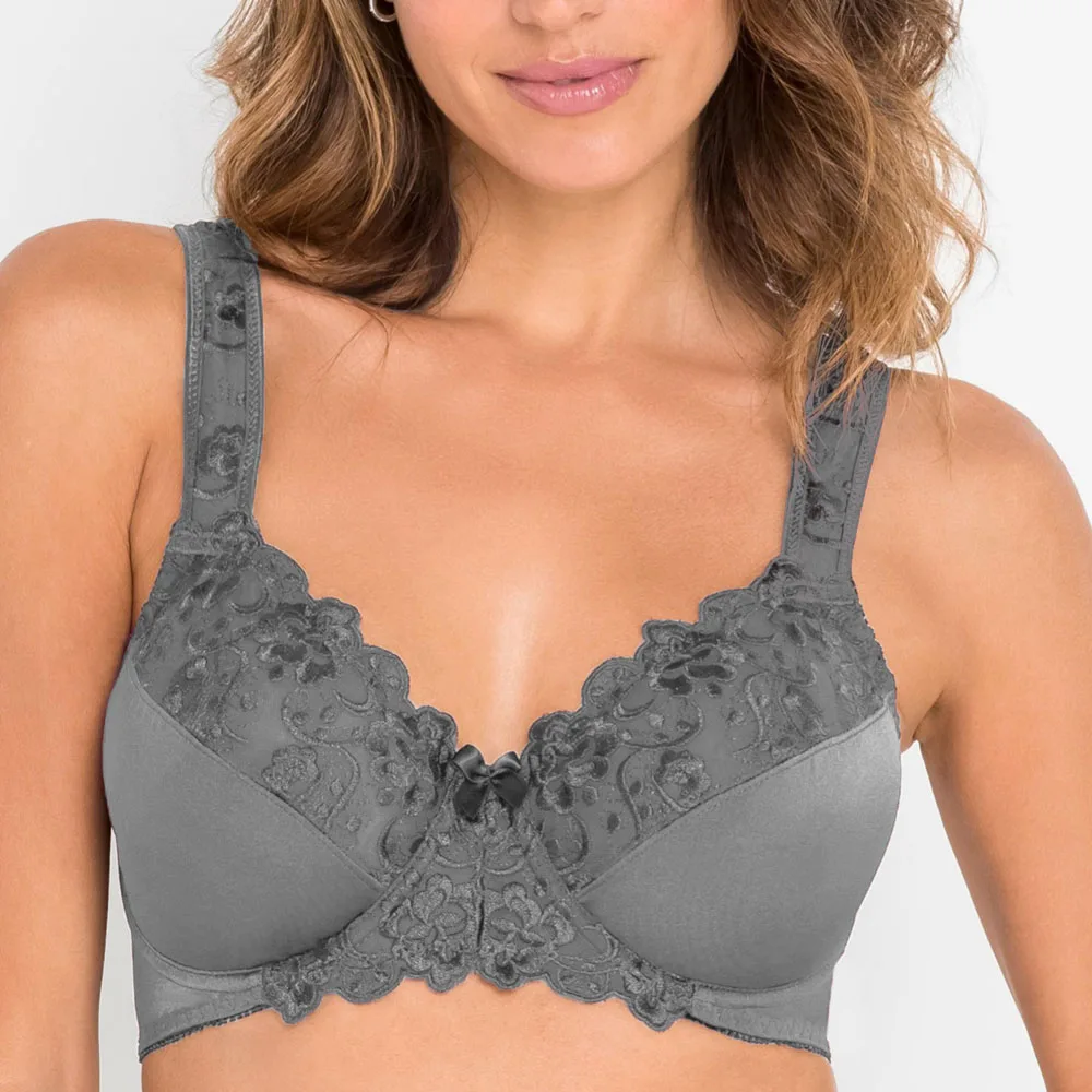 

Minimizer Bra Women Underwear Embroidery Sexy Lace Bras Plus Size Thin Bra Bras For Women 36-54 C D E F G H I J Cup