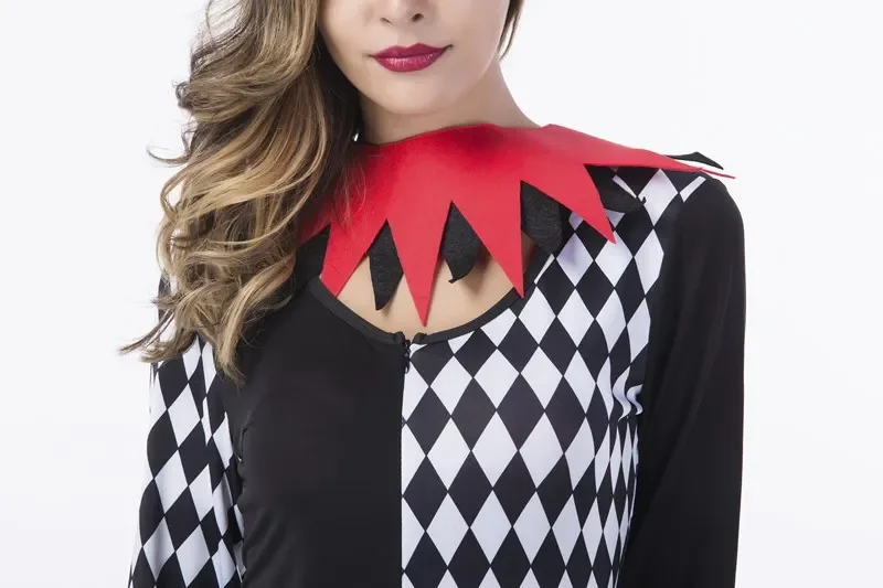 Костюм клоуна для косплея на Хэллоуин взрослых женщин