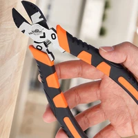 6 inch diagonal pliers cutting wire alicate multifuncional side cutters for wires hand crimping tool clamp electrician tools