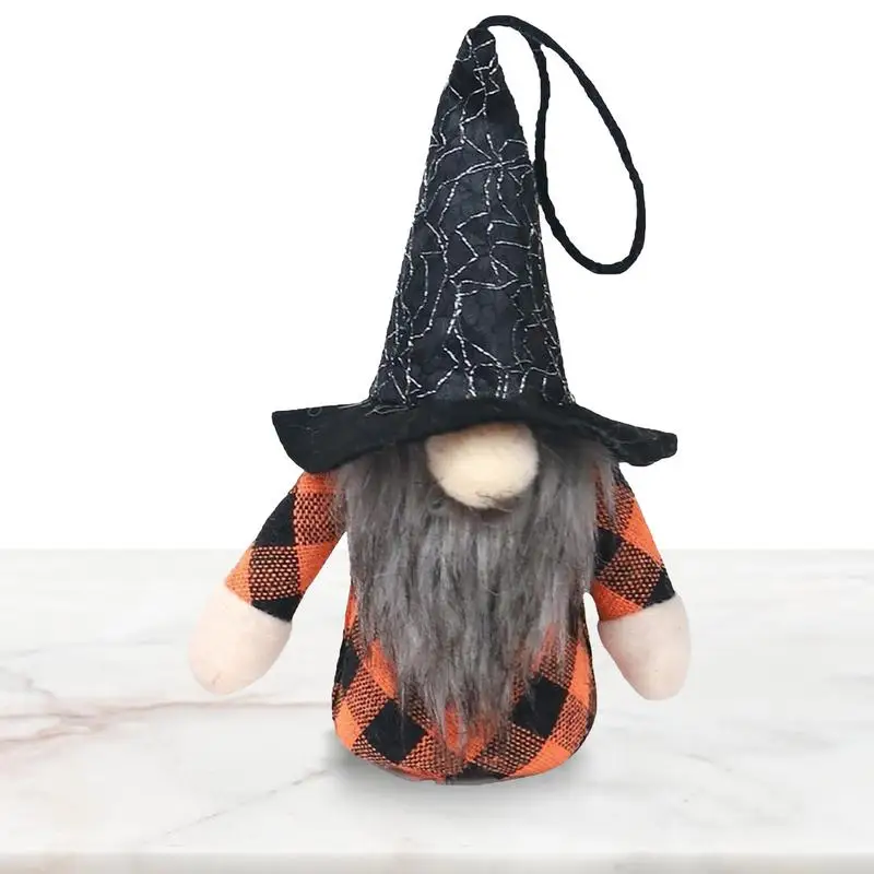 

Halloween Light Up Gnomes Mini Hangings Plush Scandinavian Pendant Ornament Dolls Autumn Fall Farmhouse Swedish Witch Dwarf